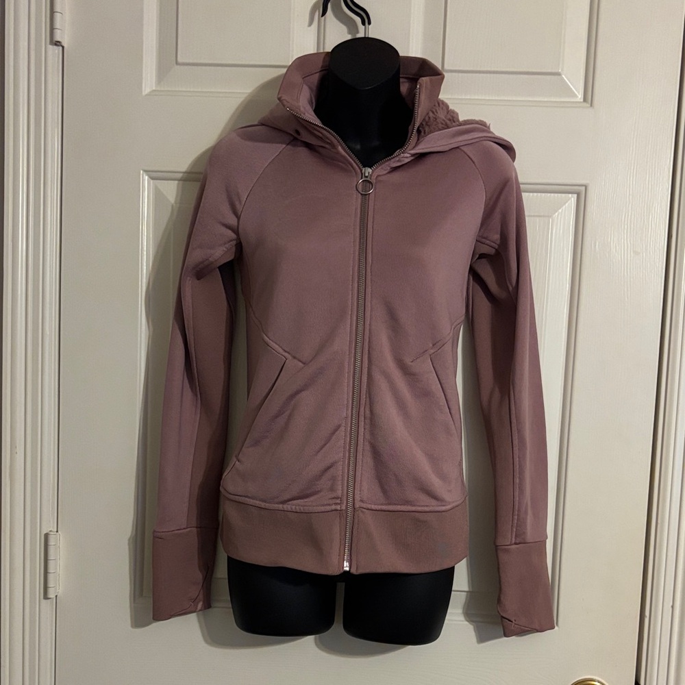 Athleta Triumph Luxe Shine Hoodie Sweatshirt XXS - Picture 2 of 6